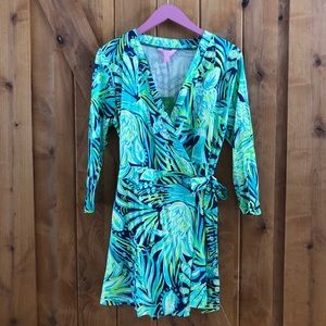 NWT Lilly Pulitzer Karlie Wrap Romper size L